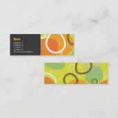 Gogo Abstracte profielkaart Mini Visitekaartje (Voorkant / Achterkant)