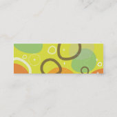 Gogo Abstracte profielkaart Mini Visitekaartje (Achterkant)