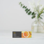 Gogo Abstracte profielkaart Mini Visitekaartje (Staand voorkant)