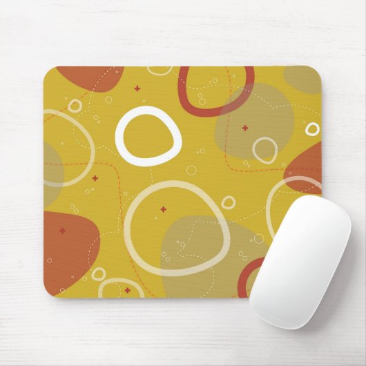 Gogo One - Abstracte Mousepad Muismat (Met muis)