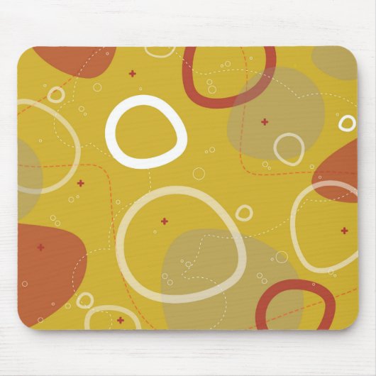 Gogo One - Abstracte Mousepad Muismat (Voorkant)