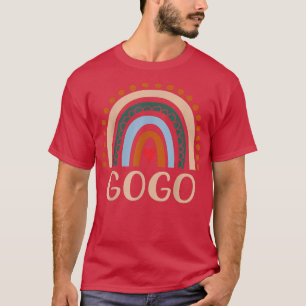Gogo Rainbow Grandma Cute Moederdag Funny Gogo T-shirt