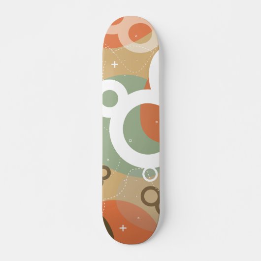 Gogo - Retro Urban Abstract Skateboard (Voorkant)