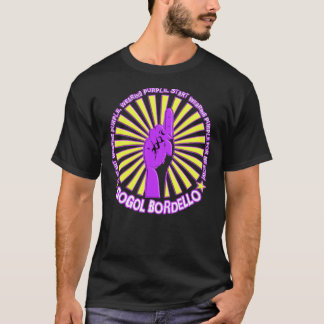 Gogol Bordello - Begin met het dragen van Paarse E T-shirt