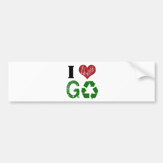 GOGREEN BUMPERSTICKER (Voorkant)