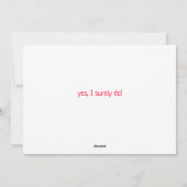 Goh wat vind ik je leuk Valentijn Feestdagenkaart (Achterkant)