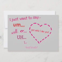 Goh wat vind ik jou leuk Valentijn Feestdagenkaart