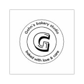 Gohn's Bakery Studio op maat gemaakte stempel (Afrduk)