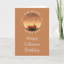 Gohonzon Birthday Card SGI boeddhisme