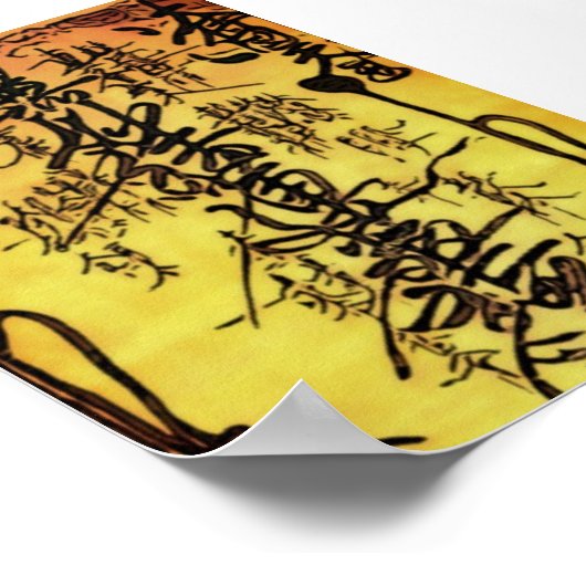 gohonzon poster matte (Hoek)