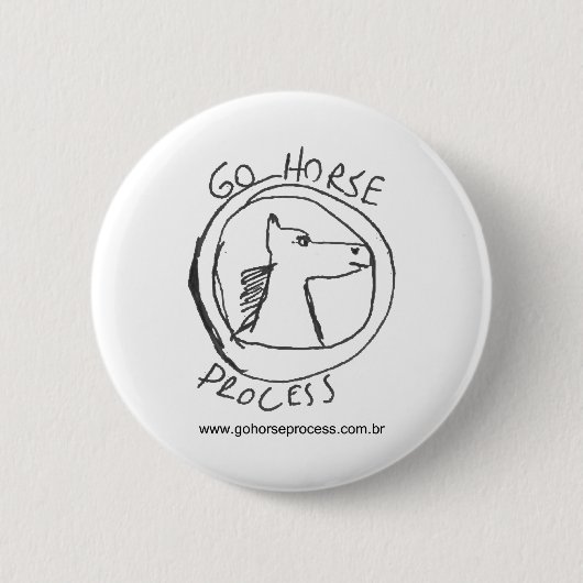 GOHORSE OFICIAL PRODUCT HOMOLOGATED RONDE BUTTON 5,7 CM (Voorkant)