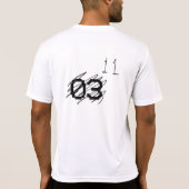 GOHORSE WHITE MAX SPORT EDITION TEAM T-SHIRT (Achterkant)