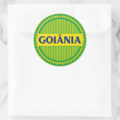 Goiânia City Pride – Braziliaanse identiteit Ronde Sticker (Tas)