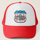 Goin Hybrid Patriotic Car Logo Art Trucker Pet (Voorkant)