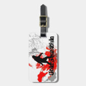 Goin squatchin bagagelabel (Voorkant verticaal)