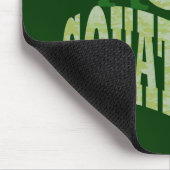 Goin squatchin? tekst en groene camo muismat (Hoek)