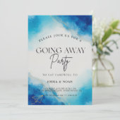 Going Away Party Invitation Printable Template Kaart (Staand voorkant)