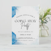 Going Away Party Invitation Printable Template Kaart (Staand voorkant)