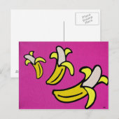 "Going Bananas" Briefkaart (Voorkant / Achterkant)