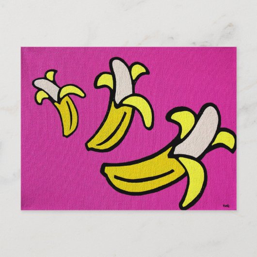 "Going Bananas" Briefkaart (Voorkant)