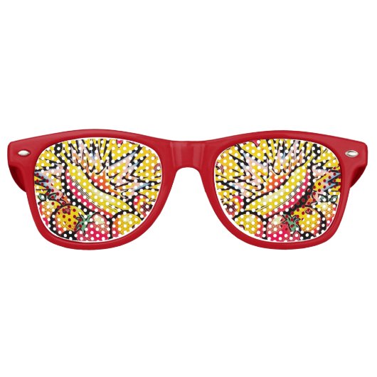 Going Bananas Retro Zonnebril (Voorkant)