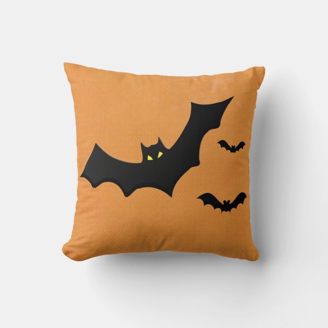 Going Batty Halloween Pillow Kussen (Voorkant)