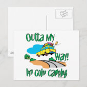 Going Camping Briefkaart (Voorkant / Achterkant)