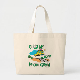 Going Camping Grote Tote Bag