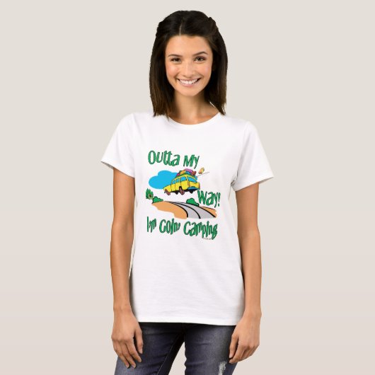 Going Camping T-shirt (Voorkant volledig)