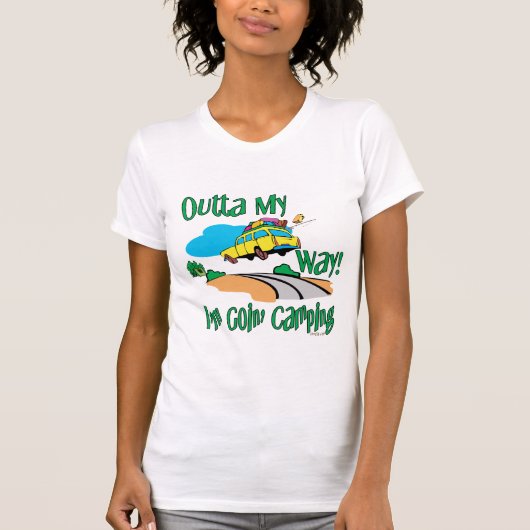 Going Camping T-shirt (Voorkant)