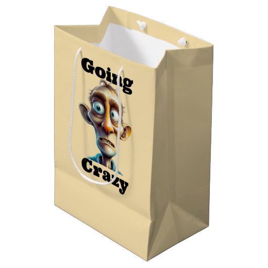 Going Crazy Gift Bag Medium Cadeauzakje (Voorkant Gekanteld)
