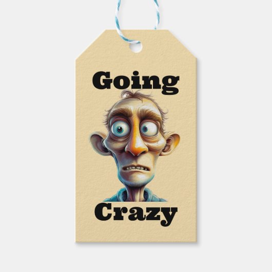 Going Crazy Gift Label Cadeaulabel (Voorkant)