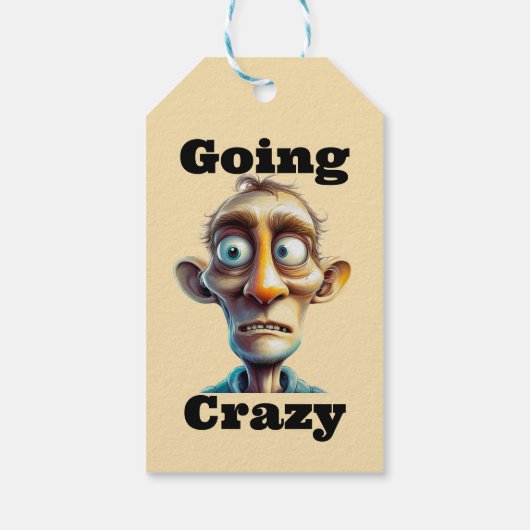 Going Crazy Gift Label Cadeaulabel (Achterkant)