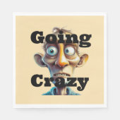 Going Crazy Paper Napkin Servet (Voorkant)