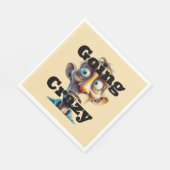 Going Crazy Paper Napkin Servet (Hoek)