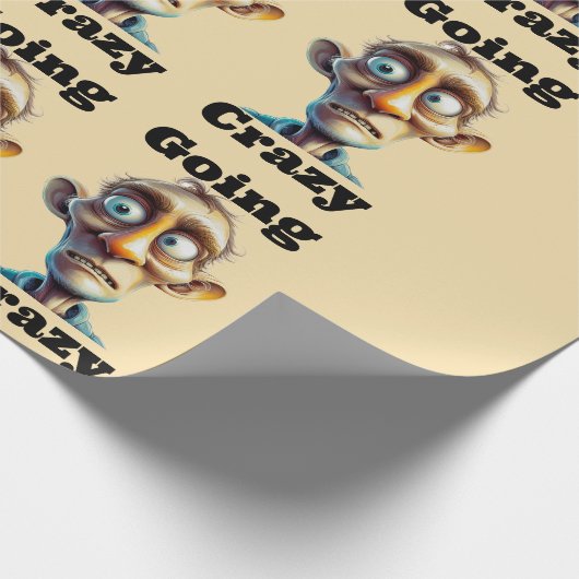 Going Crazy Wrapping Paper Cadeaupapier (Hoek)