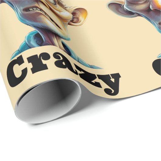 Going Crazy Wrapping Paper Cadeaupapier (Rol Hoek)