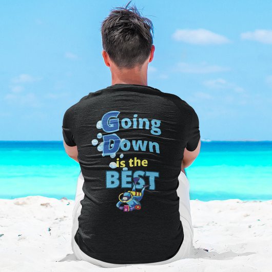 Going Down is de beste duik T-shirt