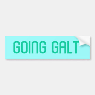 Going Galt Bumpersticker