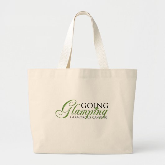 Going Glamping Grote Tote Bag (Voorkant)