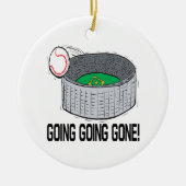 Going Gone Keramisch Ornament (Voorkant)