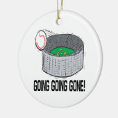 Going Gone Keramisch Ornament (Links)