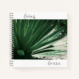 Going Green Aloe Succulente Plant Notebook Notitieboek