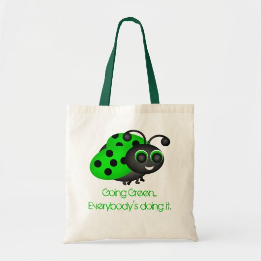Going Green Ladybug Bag Tote Bag (Voorkant)