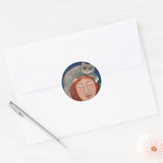 Going Grey Ronde Sticker (Envelop)