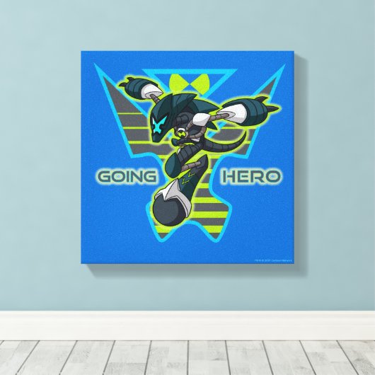Going Hero - Omni-Kix XLR8 Canvas Afdruk (Insitu (Houten vloer))