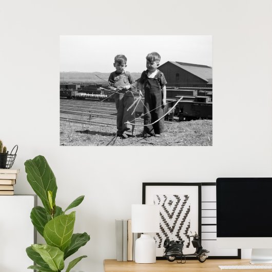 Going Hunting: 1930 Poster (Thuiskantoor)