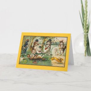 Going Hunting Wenskaart Kaart