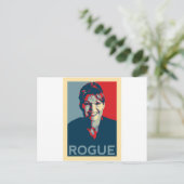 Going Rogue Briefkaart (Staand voorkant)