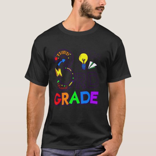 Going To 3rd Grade Teacher Squad And Third Grade B T-shirt (Voorkant)